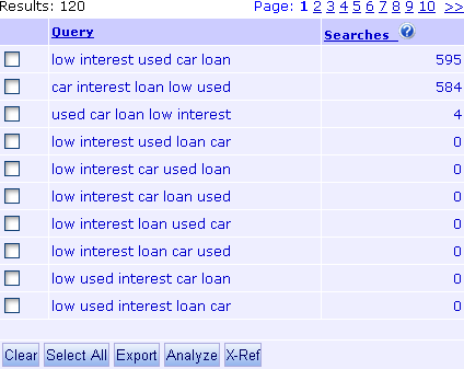 Phrase Search Feature