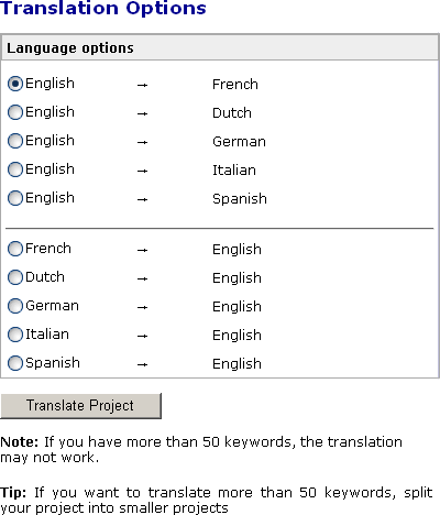 Translate to french