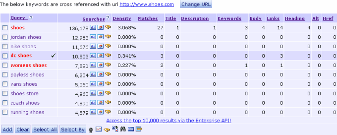 X-ref columns