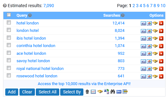 Exclude Results